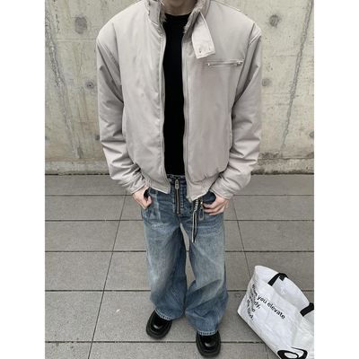 座山雕哈灵顿G9毛领外套棉服冬季