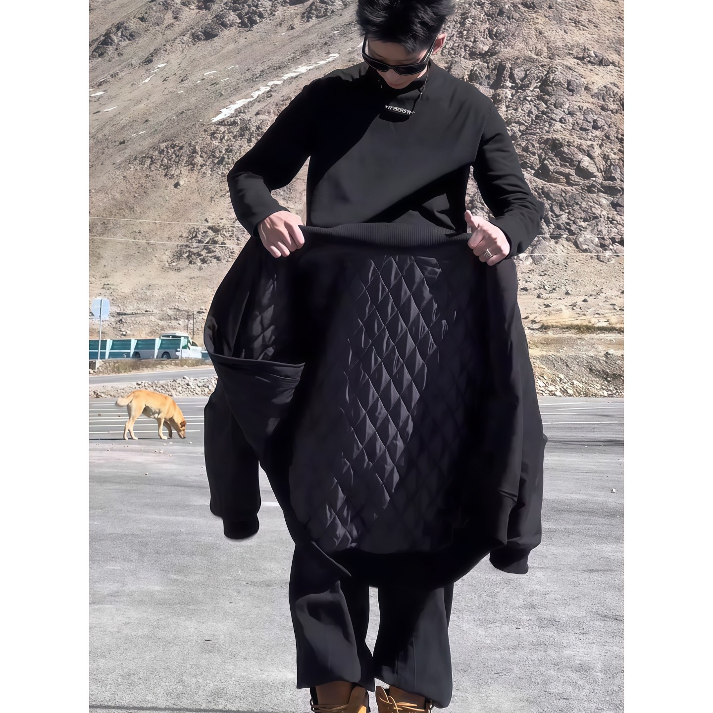 美式boxy短款夹棉夹克棉服男款