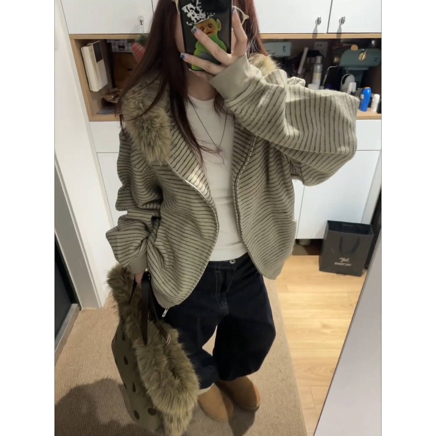 美式座山雕设计感卫衣男女秋冬