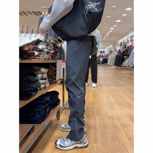 美式户外软壳冲锋裤男秋冬登山裤