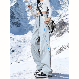 东北零下40度防寒裤子男款冬季加绒伞兵工装裤明线户外登山冲锋裤