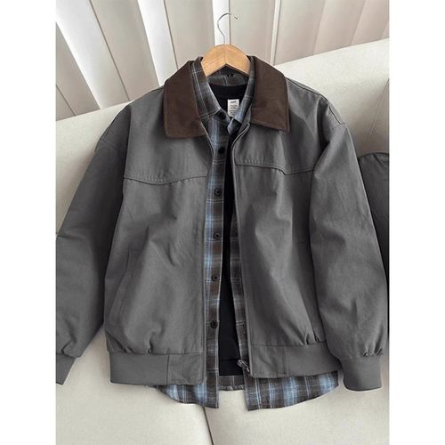 美式复古底特律工装外套男款秋季