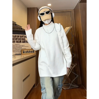 双面德绒打底衫男女可外穿加绒