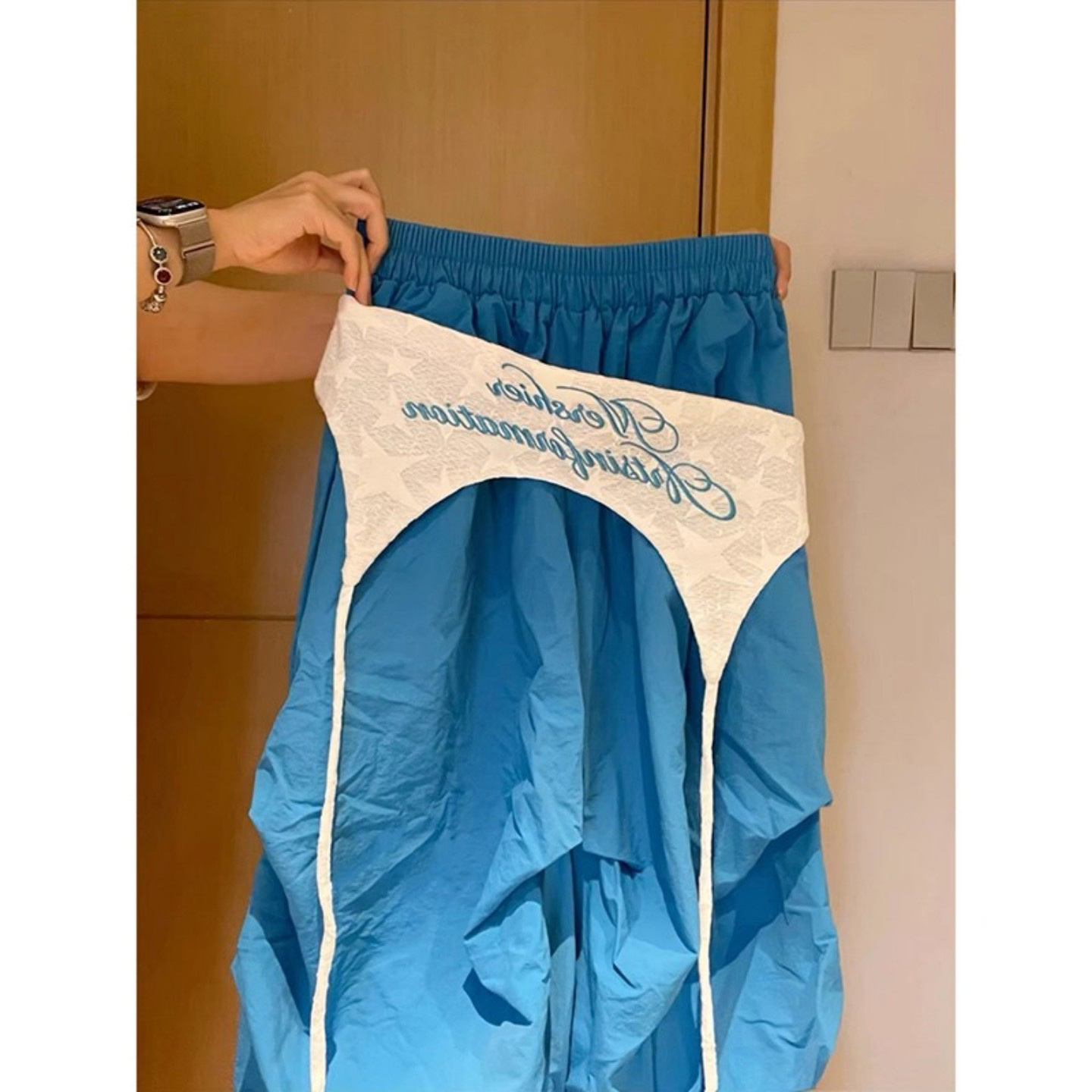 美式街头hiphop嘻哈裤子男多巴胺