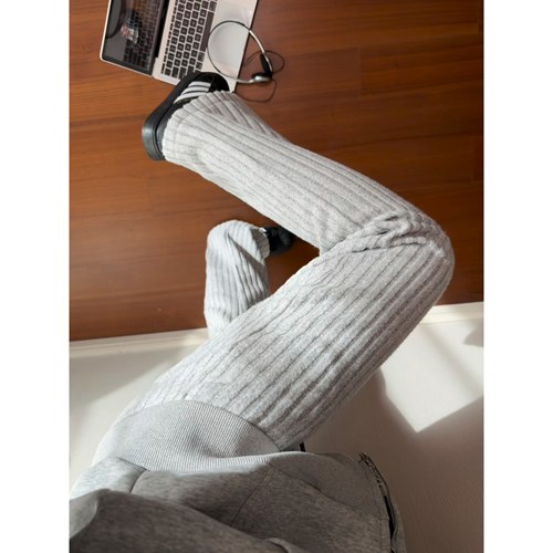 浅灰色毛呢休闲裤男款秋冬