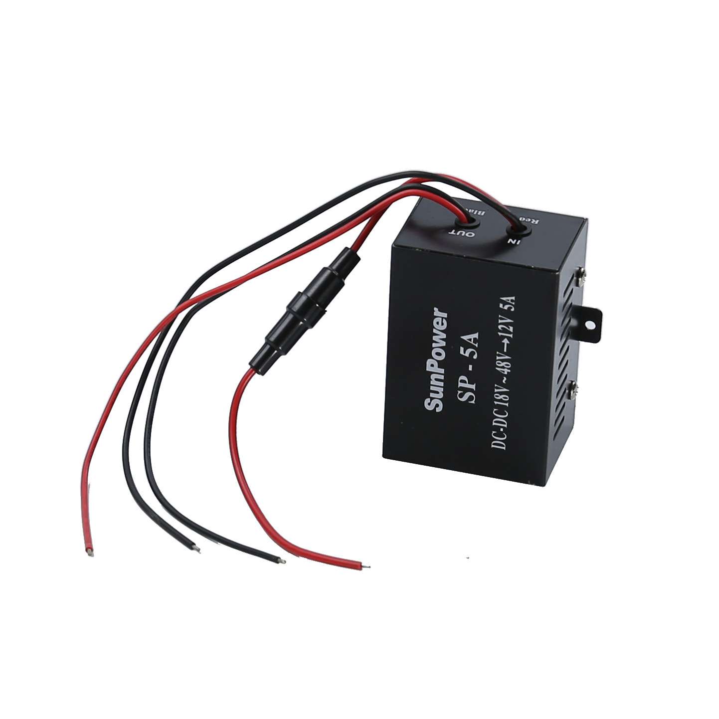 货车变压器DC18-48V转DC12V降压器车载影音电压UN转换器5A高品质