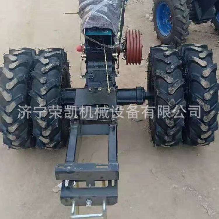 小型手扶四轮耕整旋耕拖拉机1105柴油动力手扶车双轮胎手扶耕地机