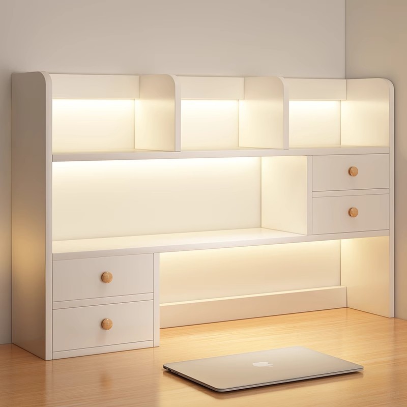 桌面书架置物架卧室办公室桌上小型多层架子客厅书桌收纳简易书柜