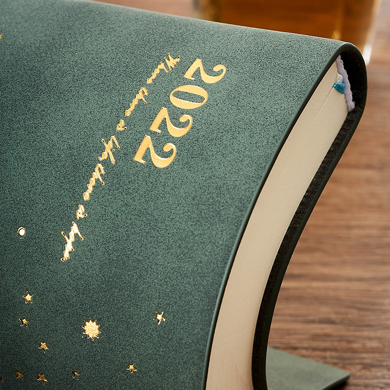 2022年日程本定制工作效率手册365天一日一页软皮每日计划表日历