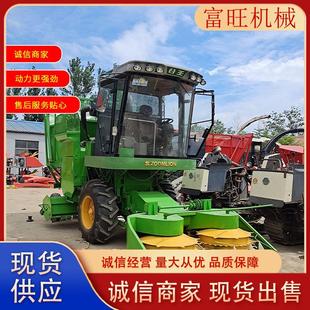 厂家小型苜蓿草收割青储机 自走式圆盘青贮机 农用加装割台青储机