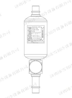 Castel卡士妥干燥过滤器4116E/4S,带湿度视液镜,焊接连接