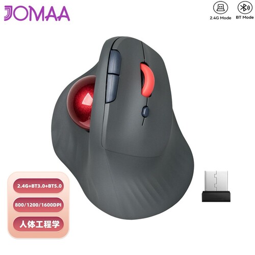 JOMAA无线蓝牙双模立式鼠标
