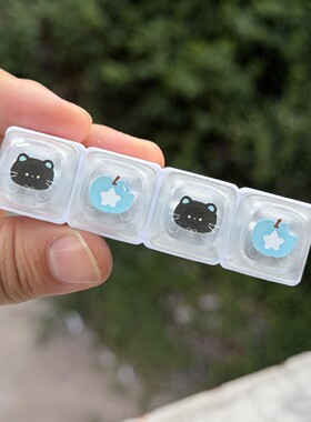 现货解压减压罗小黑按键钥匙扣4