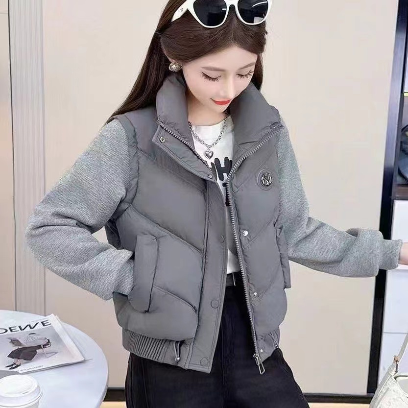 2025冬季新款保暖立领棉服女修身显瘦棉袄小个子时尚加厚棉衣外套