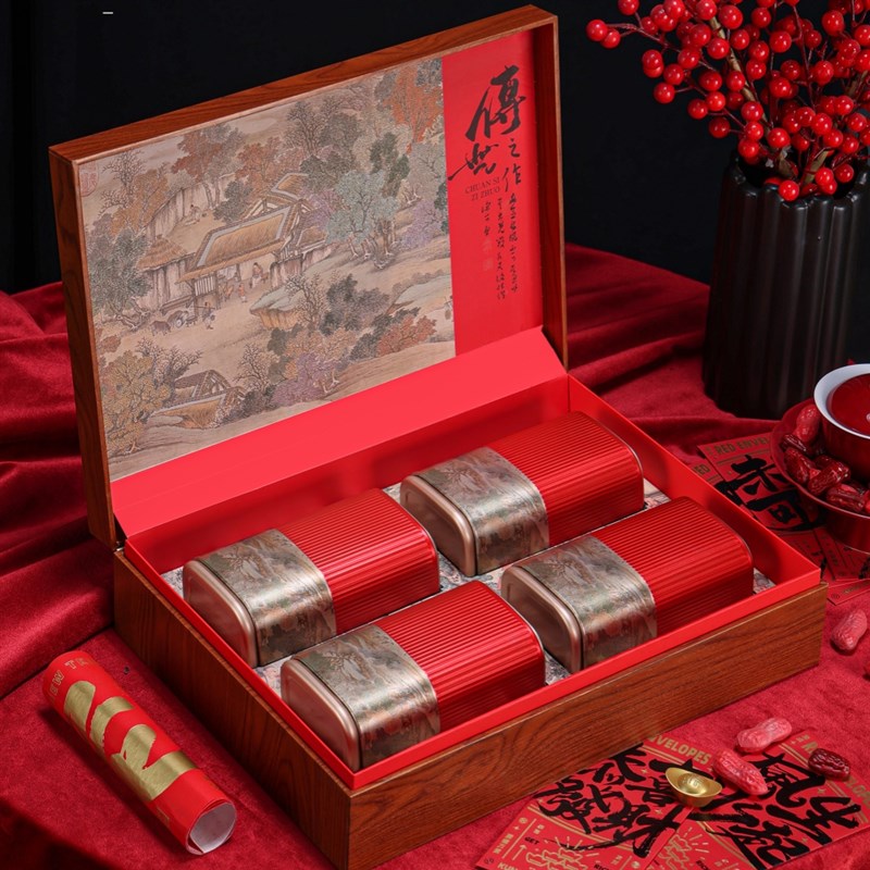茶叶包装礼盒红茶单枞绿茶大红袍F金骏眉正山小种通用空盒定制