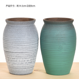 多肉破口老庄花盆陶瓷粗陶透气创意简约大口径创意植物盆栽清仓