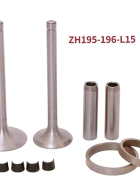 常柴常发沭河单缸水冷柴油机气门组件ZH195/196A气门四配套H14/16