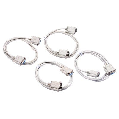 DB9串口线RS232连接线延长COM口数据线9针公对公对母对母直通交叉