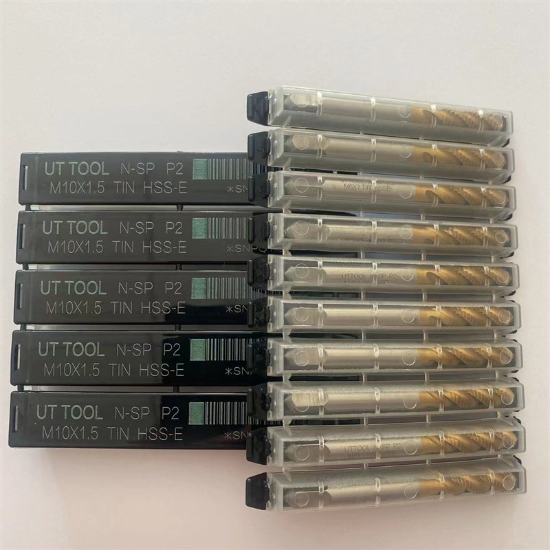 含钴M35丝锥 TIN镀钛丝攻 镀钛螺旋丝锥 镀钛先端丝攻 直槽丝攻