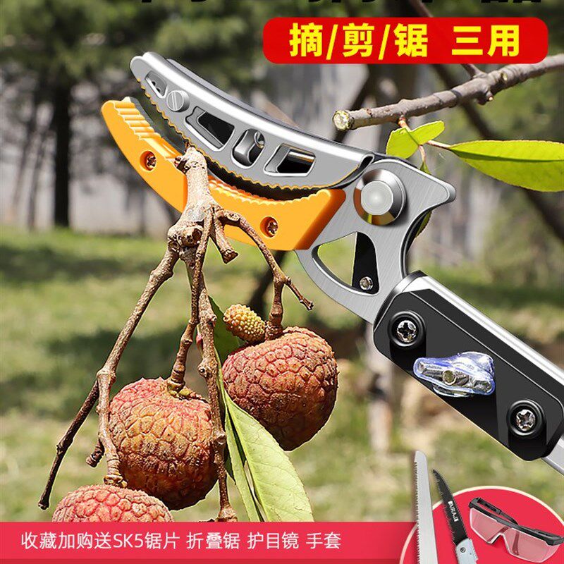摘水果神器高枝剪伸缩高空剪刀果树樱桃琵琶荔枝槐花香椿摘果器