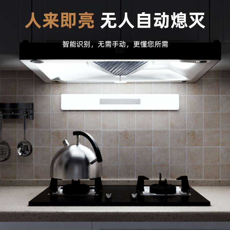 人体感应灯充电式led过道玄关酒柜橱柜衣柜小夜灯智能欧式风格