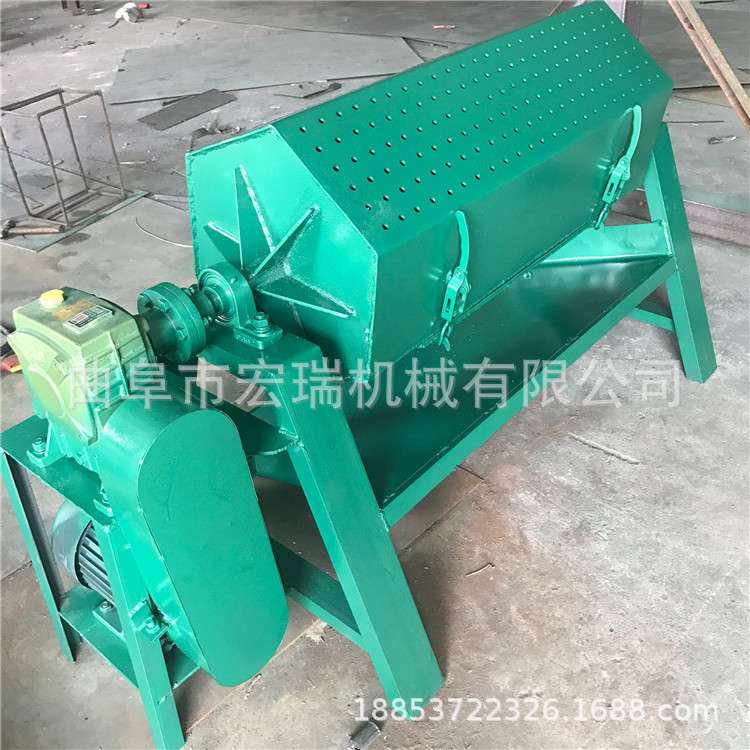小产品滚筒式抛光机五金小件翻新研磨机 滦县石头菱角打磨机