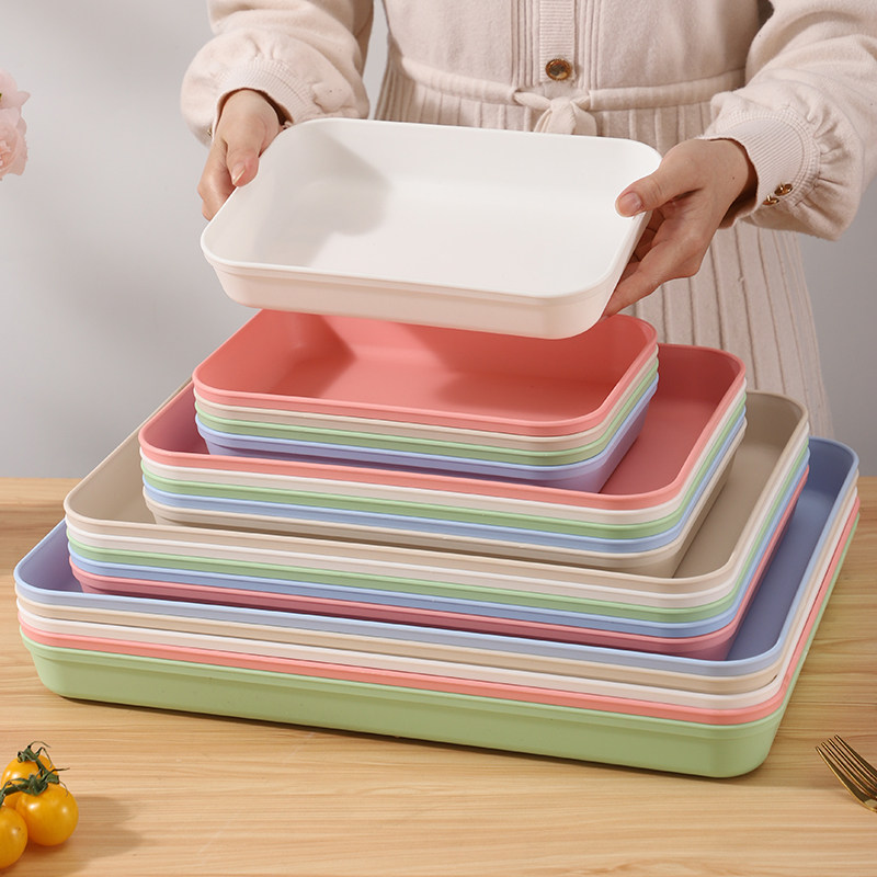 托盘幼儿园塑料收纳盘火锅备菜盘