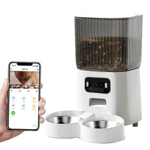 爆款宠物自动喂食器定时定量猫咪智能投喂机远程控制猫粮狗粮