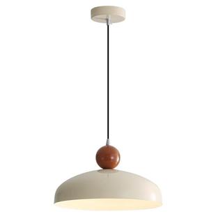 北欧奶油风餐厅吊灯日式 复古餐桌灯简约现代饭厅吧台家用小吊灯