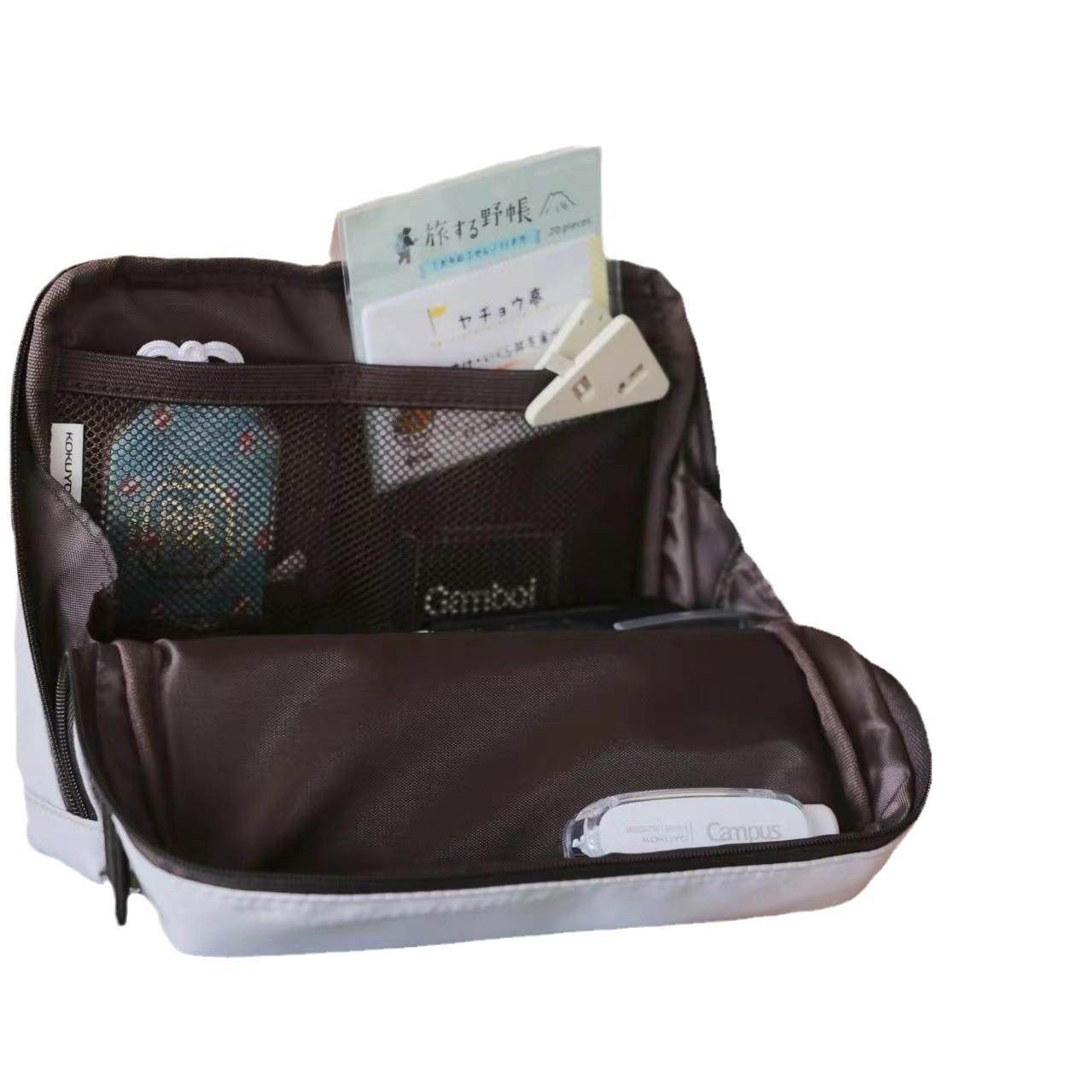 日本kokuyoCapus收纳包大容量HACO新款纯色多功能笔袋包中包,文具电教/文化用品/商务用品,笔袋,淘宝优惠券,粉丝福利购,淘宝优惠卷