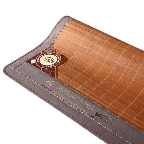 新款竹席凉席碳化夏季学生宿舍单人席直筒厂家双面折叠竹凉席