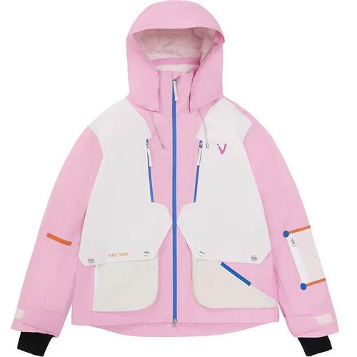 玩可拓滑雪服女款冬季单双板防风防水保暖户外滑雪衣上衣男