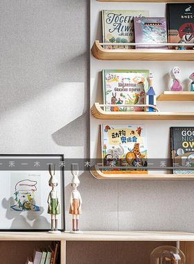 现代简约样板间儿童房书架软装摆件样品屋展示中心女孩房装饰书创