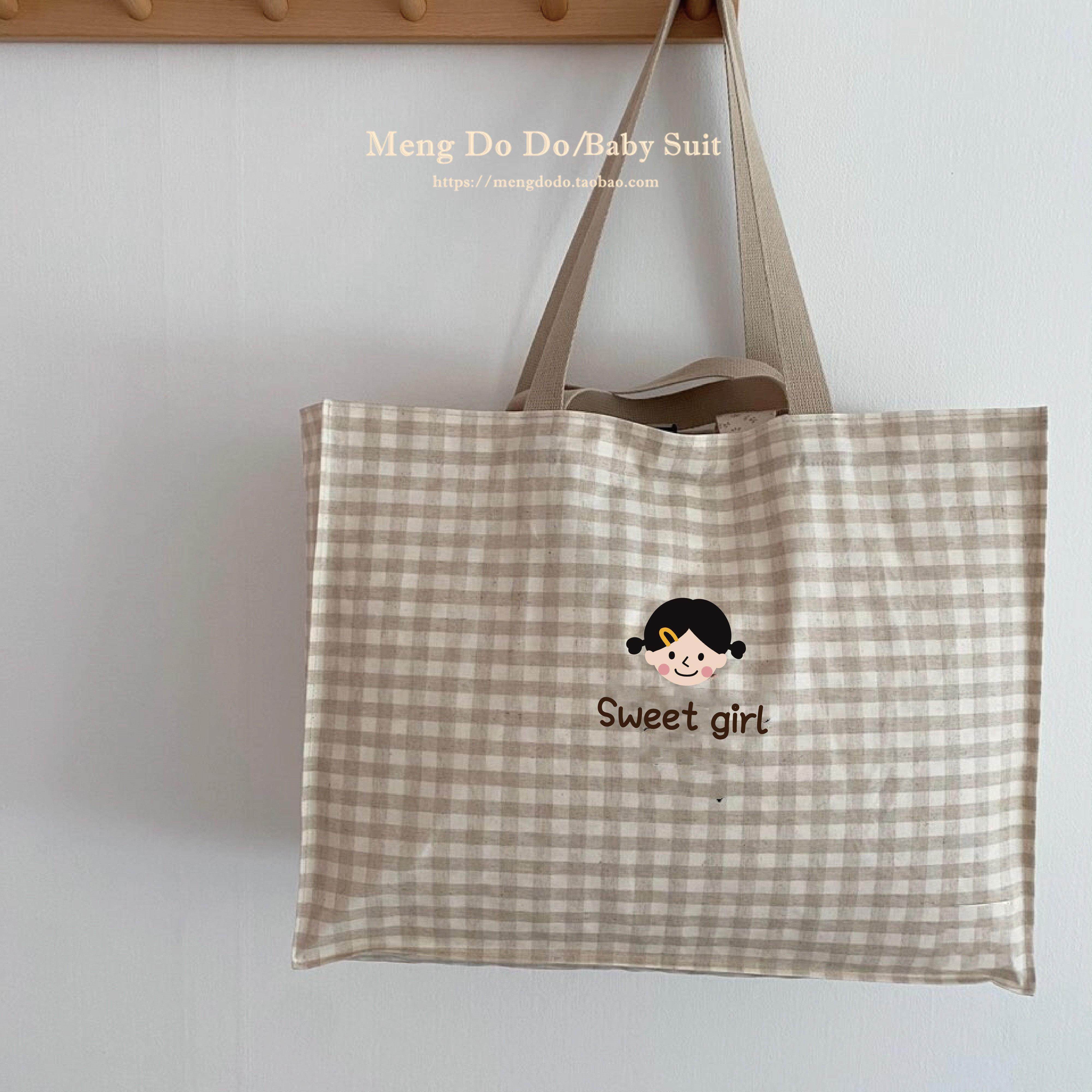 Mengdodo韩风ins刺绣定制儿童宝宝幼儿园被子收纳袋大容量妈咪包,收纳整理,其他收纳,淘宝优惠券,粉丝福利购,淘宝优惠卷