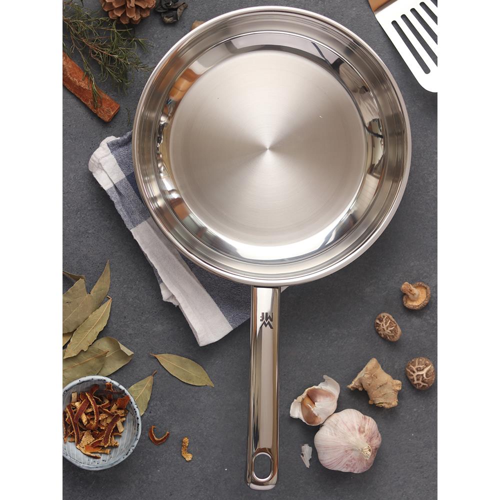 德国WMF煎锅福腾宝无涂层平底锅18-10不锈钢24cm18cm电磁炉