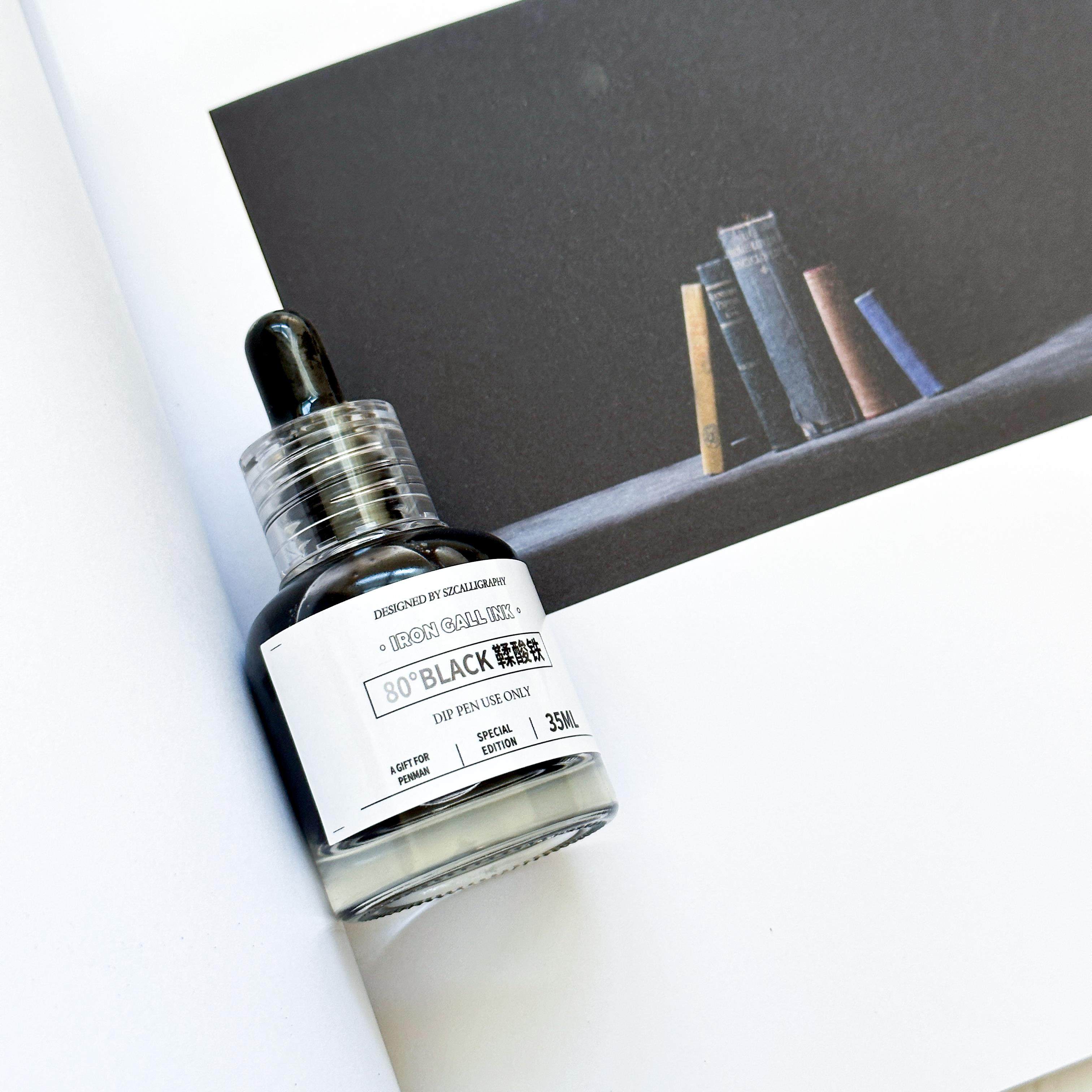 【苏赞英文书法x鞣酸铁墨水】黑墨水英语书法专用墨水ESEROP