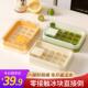 食品级带盖制冰盒家用大容量冰块模具硅胶自制新款 按压冰格模具盒