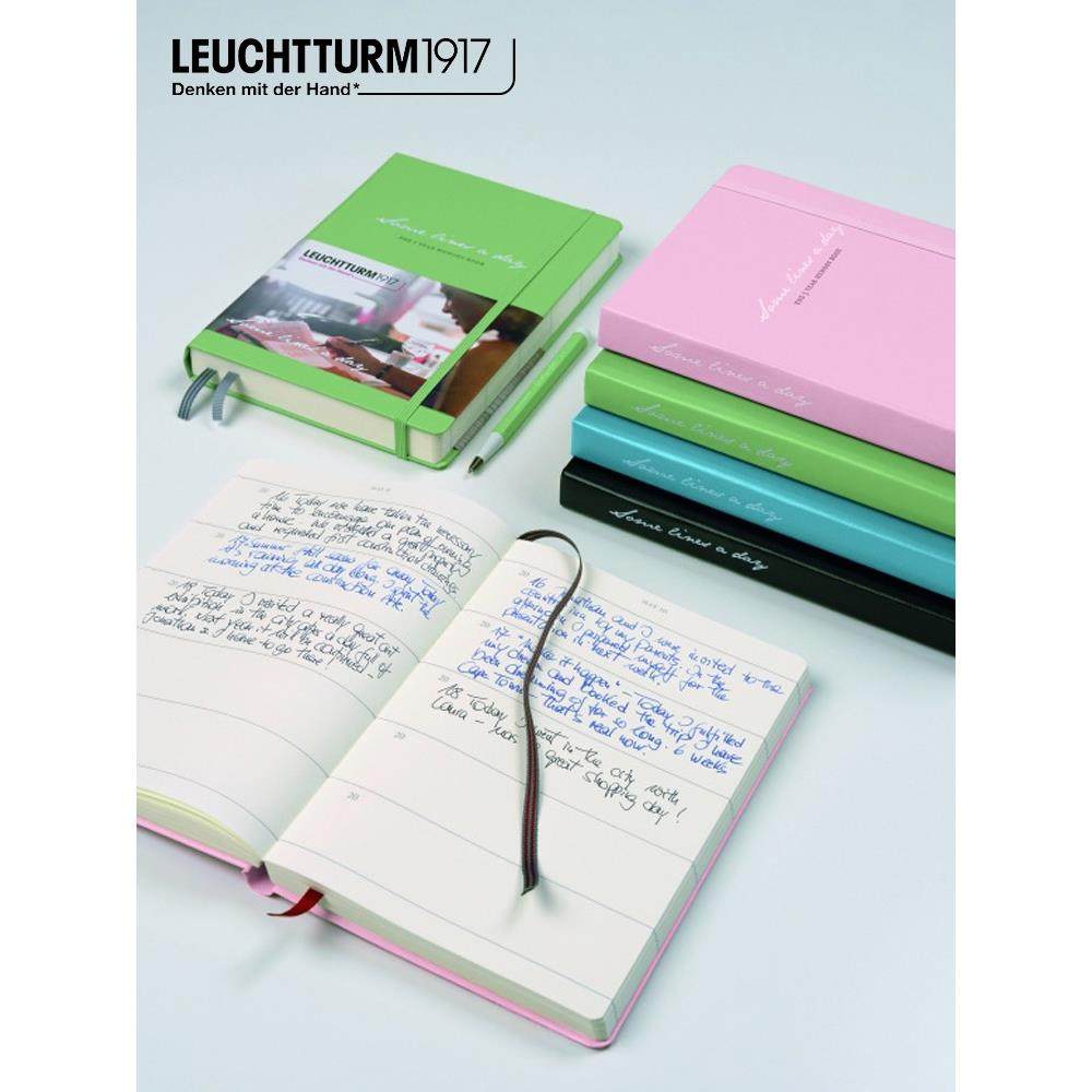 德国LEUCHTTURM1917灯塔五年时光人生日记本日程本A5笔记硬皮手账,文具电教/文化用品/商务用品,手帐/日程本/计划本,淘宝优惠券,粉丝福利购,淘宝优惠卷