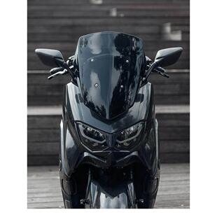 适用NMAX155 2020-2024款原装前挡风风挡后视镜前移拉伸导航支架