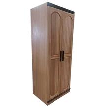 全实木小户型家用两门衣柜红檀木三门简约衣橱卧室衣柜开门环保