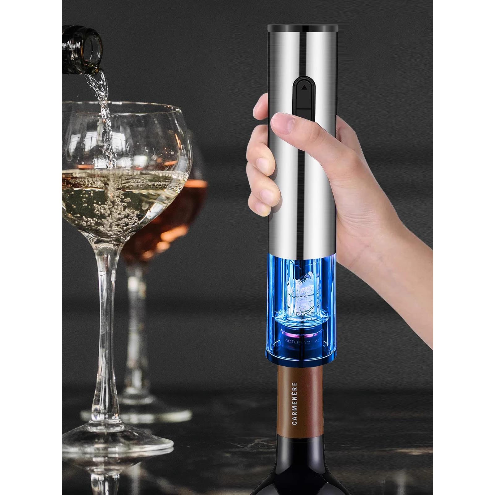 德国红酒开瓶器电动开酒器家用不锈钢全自动开红酒器充电款启瓶器