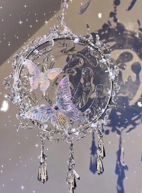 梦幻水流蝴蝶小夜灯材料包创意氛围手工diy制作生日礼物送闺蜜