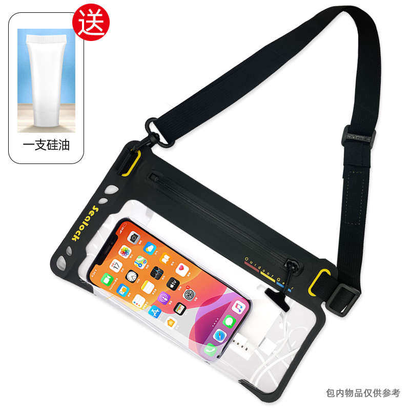 MENS AND WOMENS MOBILE PHONE WATERPROOF BAG RAFTING RIVER SWIMMING WATERPROOF BAG SEASIDE MOBILE PHONE WATERPROOF BAG SHOULDER BAG OUTDOOR WAIST BAG