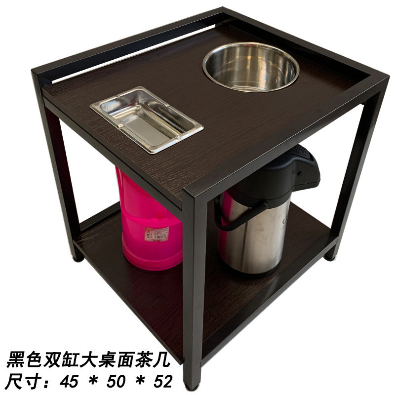 棋牌室麻将室双层大桌面放气压水壶加粗加厚专用麻将机茶几茶水架