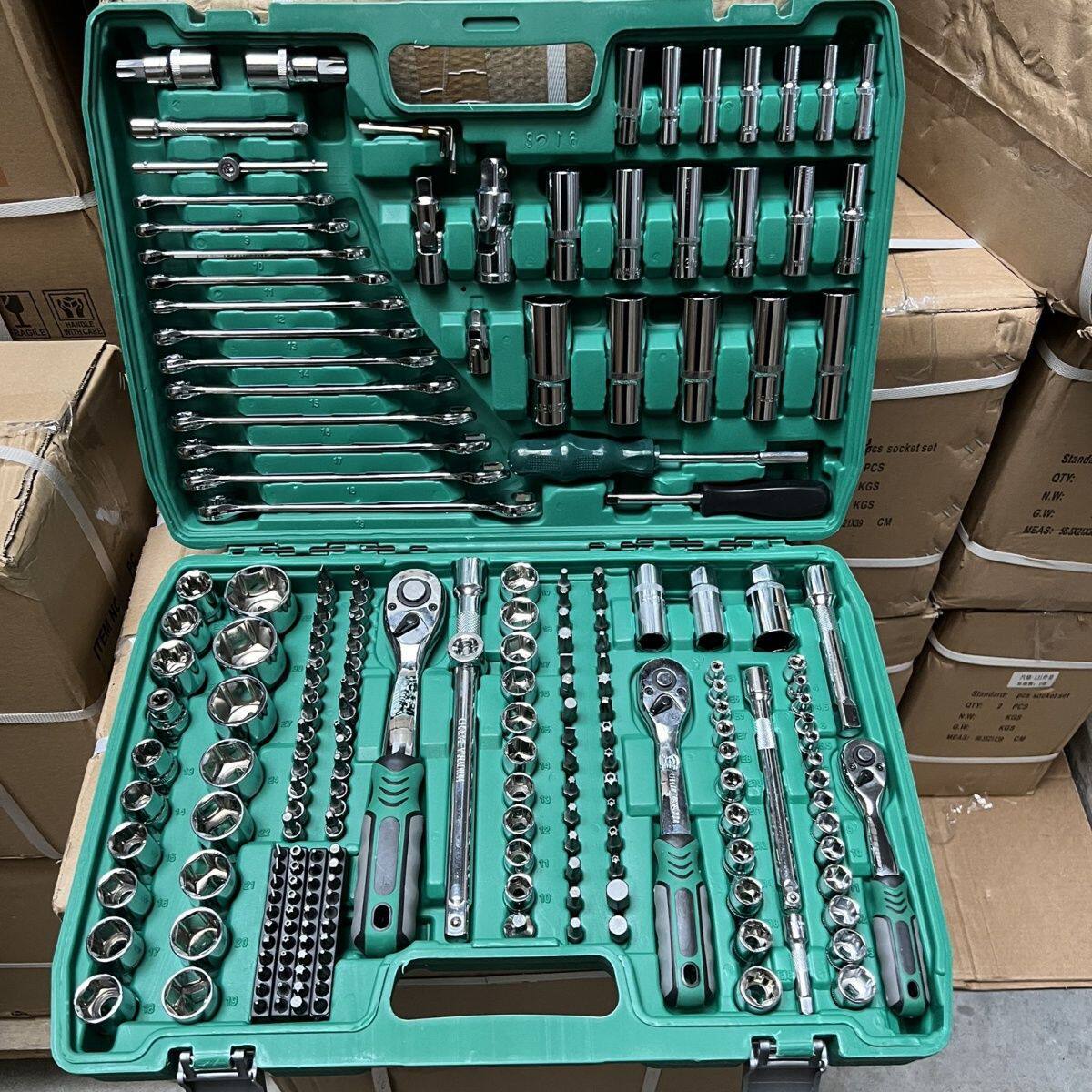 216件套汽修工具套装汽车维修组套套筒扳手组合工具维修工垒德株