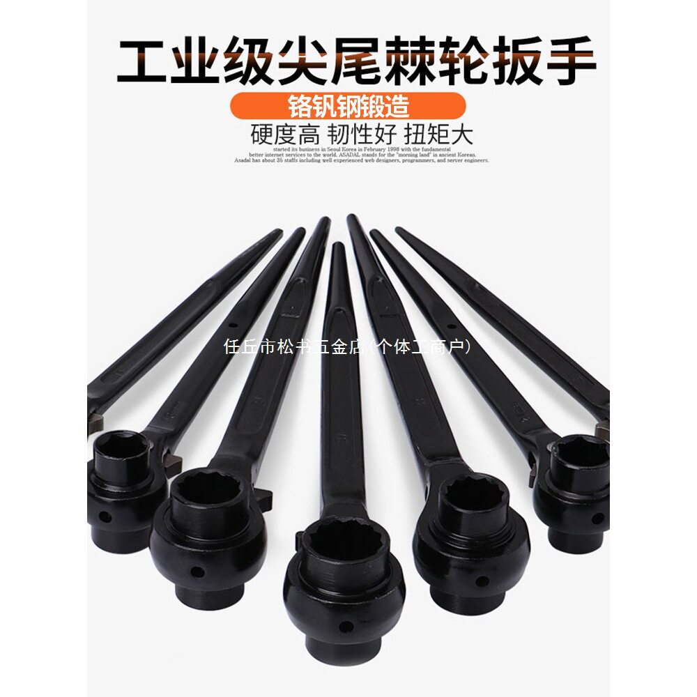 官方德国进口尖尾棘轮扳手双向刺轮多功能荆快速梅花套筒工具套装