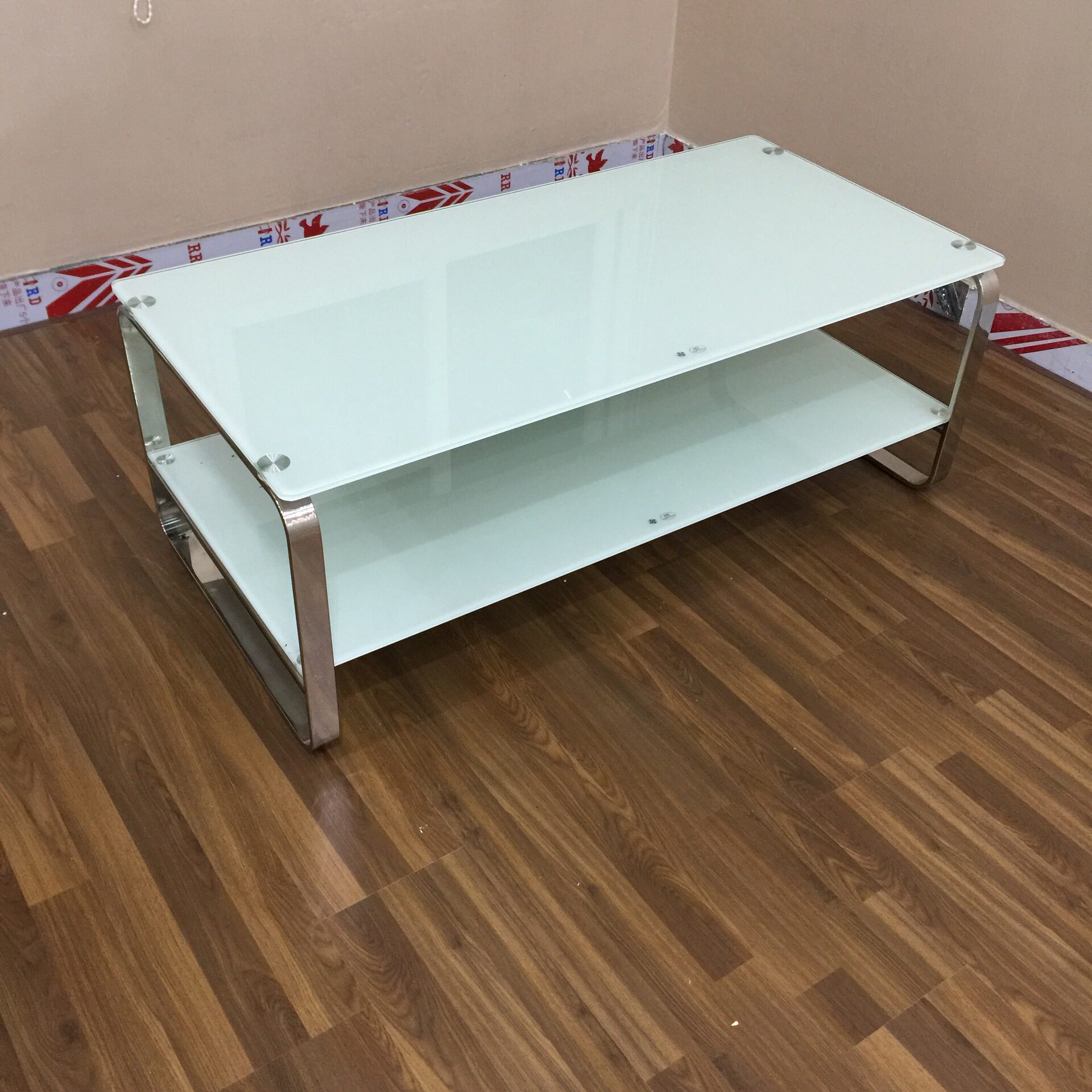 办公室茶几简约现代实木茶几泡茶茶几深圳不锈钢黑色茶几