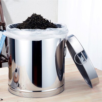 不锈钢茶叶罐大容量茶叶桶储存茶罐铁马口铁小号大号放茶叶的茶桶