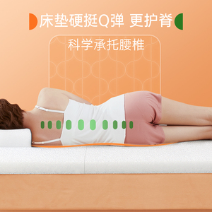 POKALEN乳胶床垫学生宿舍单人专用空气纤维可折叠四季通用硬软垫