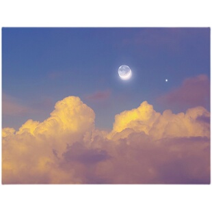 精选治愈系风景小众墙布背景墙ins挂布壁画床头卧室墙面遮丑装饰